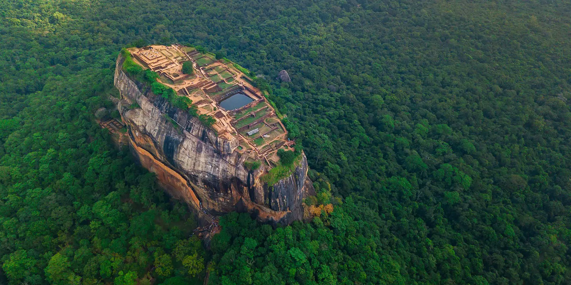 Traveling Ceylon Lion Rock